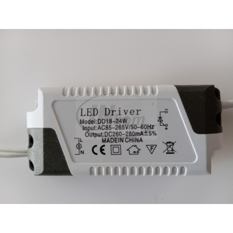 transf.el. (driver) 18-24W/300mA 72-84V (85x30x20)