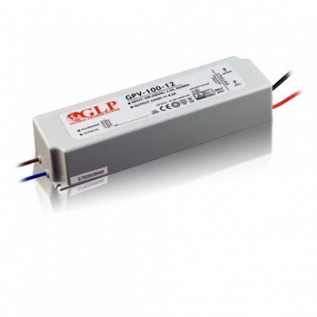 transf.el. LED GPV 24V 100W IP67 190x53x37)