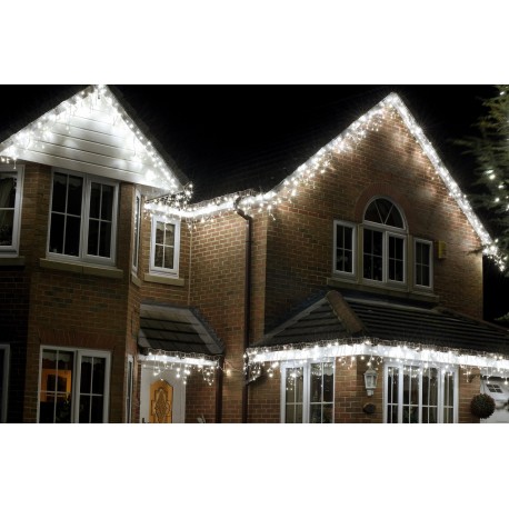 záves ext.LED-RPLR-300LED 240V zel.káb/studená biela 4x1,5m zel.kábel