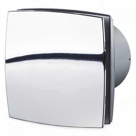 ventilátor VENTS 100 LDCTL timer, gulič.ložiská chróm