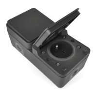 vypínač č.1,6+1-zás. vodo Cyklone sivá IP55