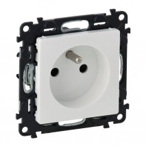 zásuvka 1-nas. Va Life s detskou ochran. biela  bal.15ks