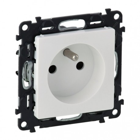 zásuvka 1-nas. Va Life s detskou ochran. biela  bal.15ks