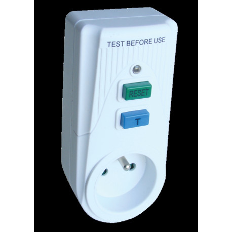 adaptér zásuvkový s prúdov.chráničom TFGA-1F