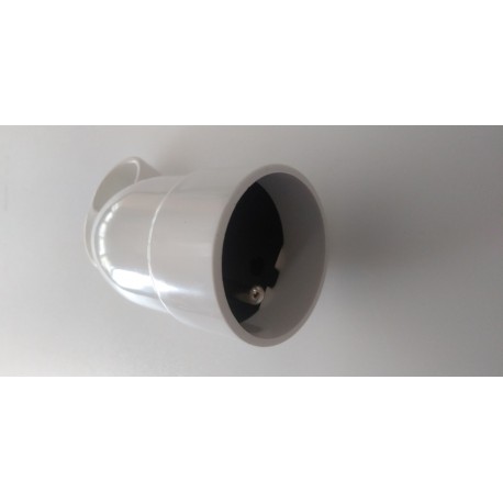 zásuvka spojov. 250V TCSAH-F biela FRENCH s uchom