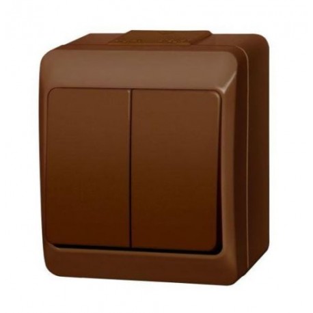 vypínač vodo GALATEA  č.5 hnedý   5332-06