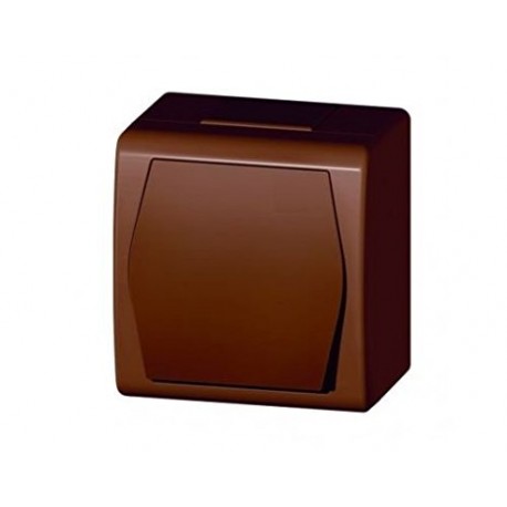 vypínač vodo HERMES č.1,6 hnedý IP44